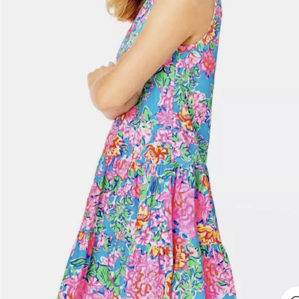 Pink Lilly Pulitzer Trina Dress Size M - Picture 2 of 10